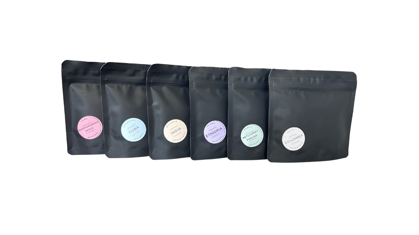 Padmé Tasting Pack - 6x100g výberová káva