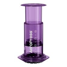 Fialový priehľadný kávovar Aeropress - clear, purple
